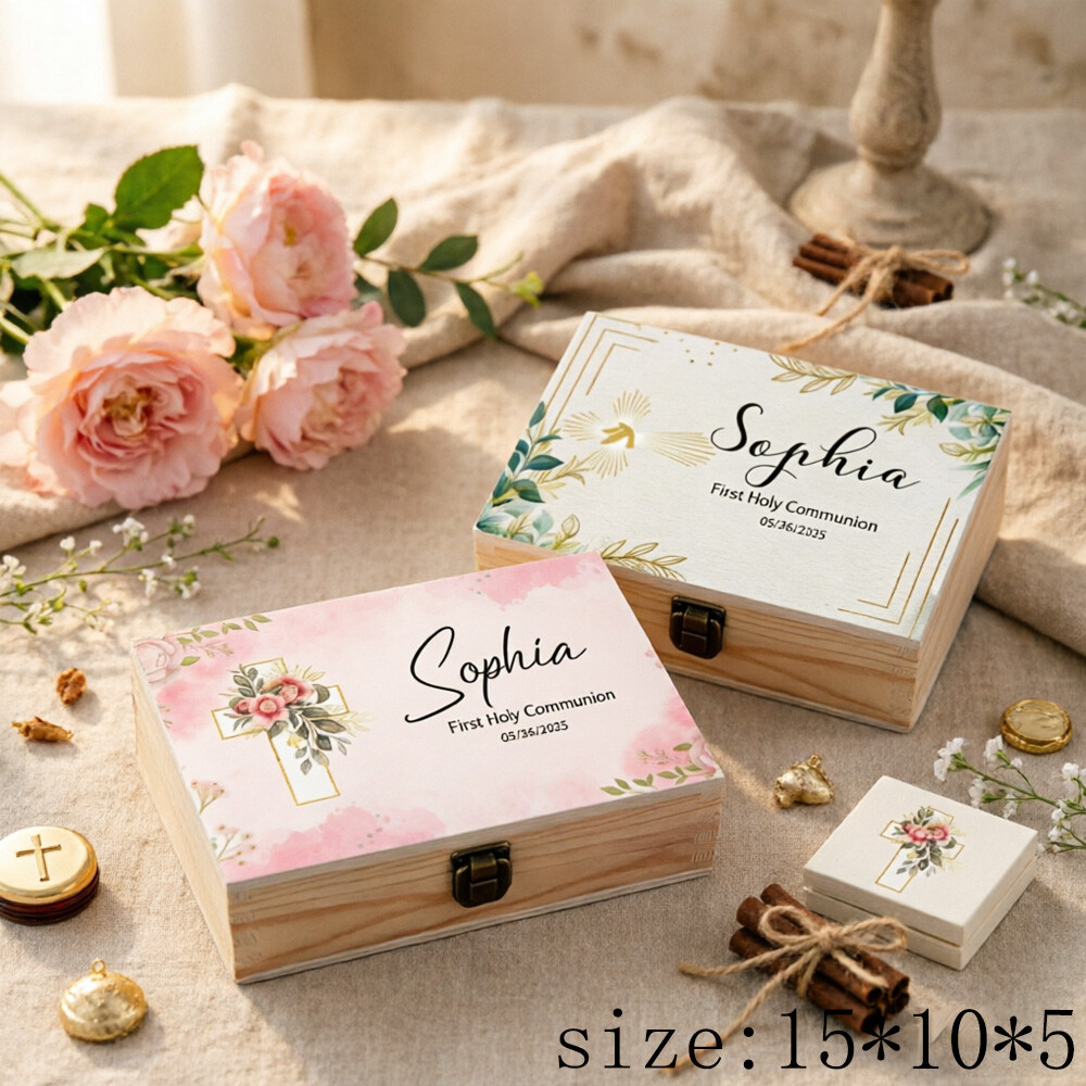 Personalized Baby First Holy C - Baby Keepsake Box recension och pris