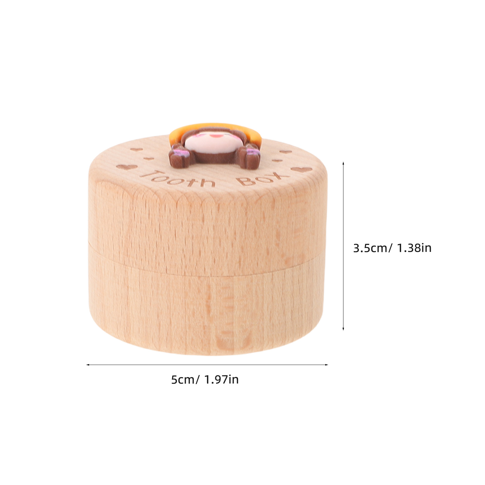 Wooden Baby Teeth Keepsake Box - Baby Keepsake Box recension och pris