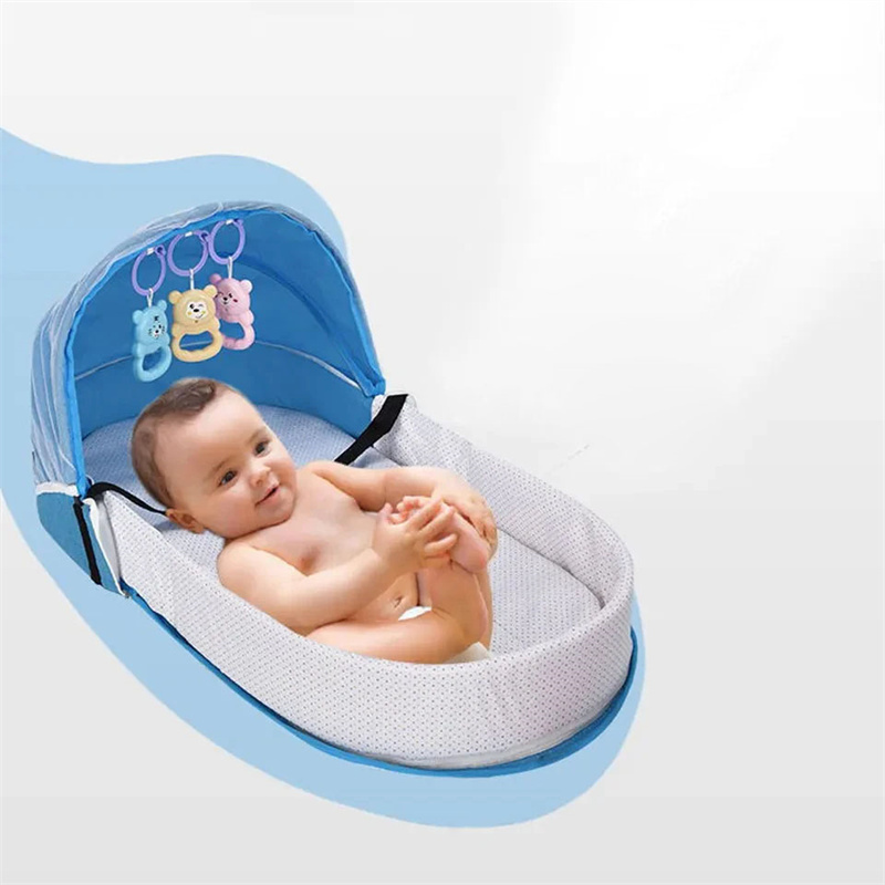 Baby Bed Crib Convenient Foldi - Baby Nursery Items recension och pris