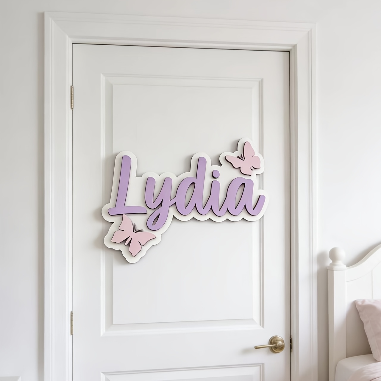 Personalized Blue & Pink Butte - Baby Nursery Usa recension och pris