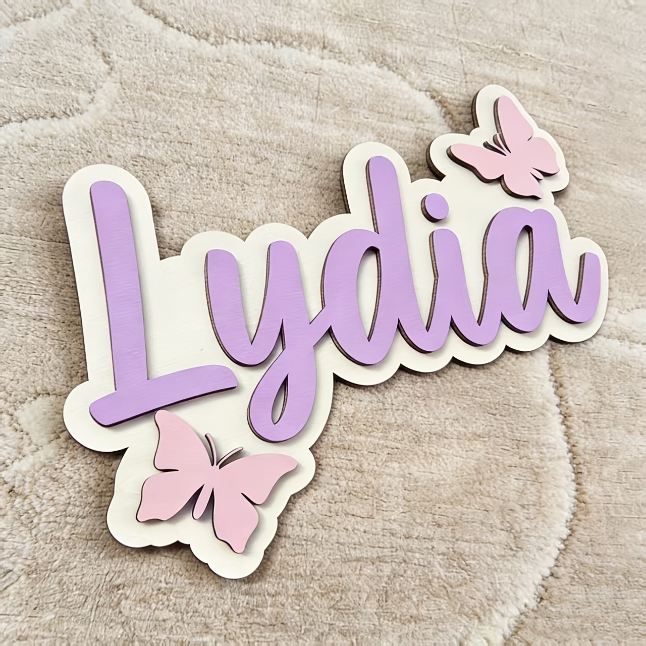 Personalized Blue & Pink Butte - Baby Nursery Usa recension och pris