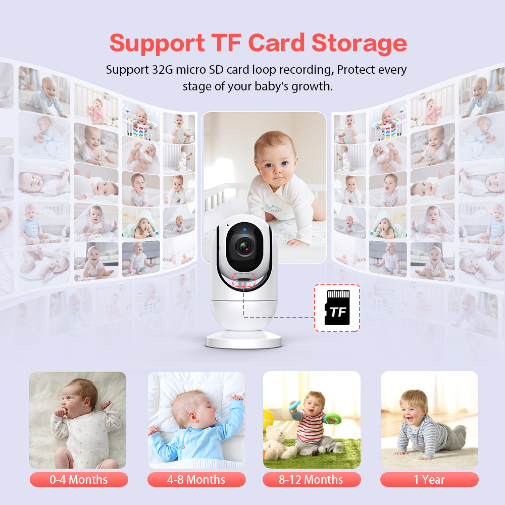 Video Baby Monitor 7'' 1080P H - Wearable Baby Monitor recension och pris