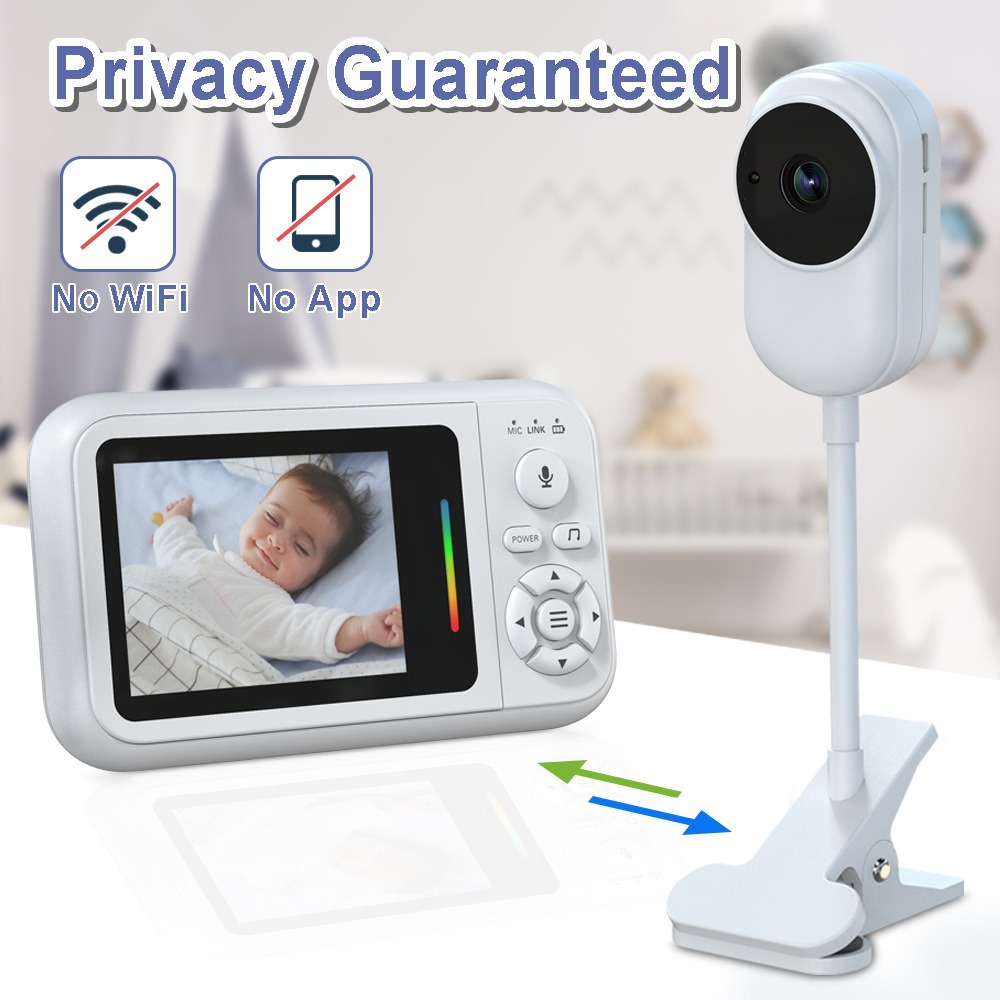New No WiFi Video Baby Monitor - Wearable Baby Monitor recension och pris