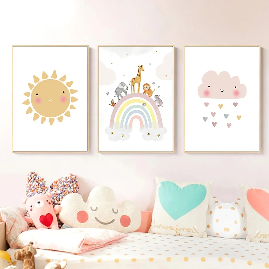 Giraffe Elephant Hot Balloon S - Baby Nursery Things recension och pris