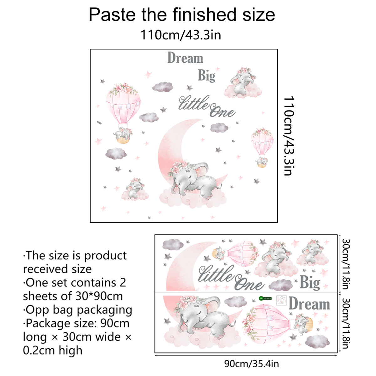 Decoration Wall Sticker PVC Ho - Baby Nursery Sale recension och pris