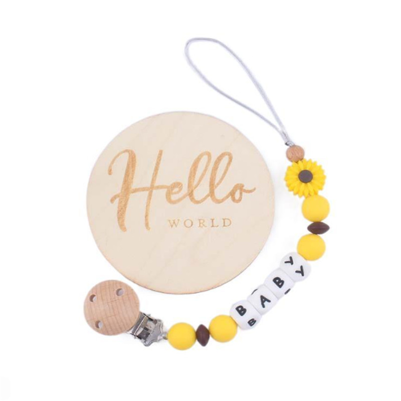 2pcs/set Personalized Name Sun - Milestone Card Set recension och pris