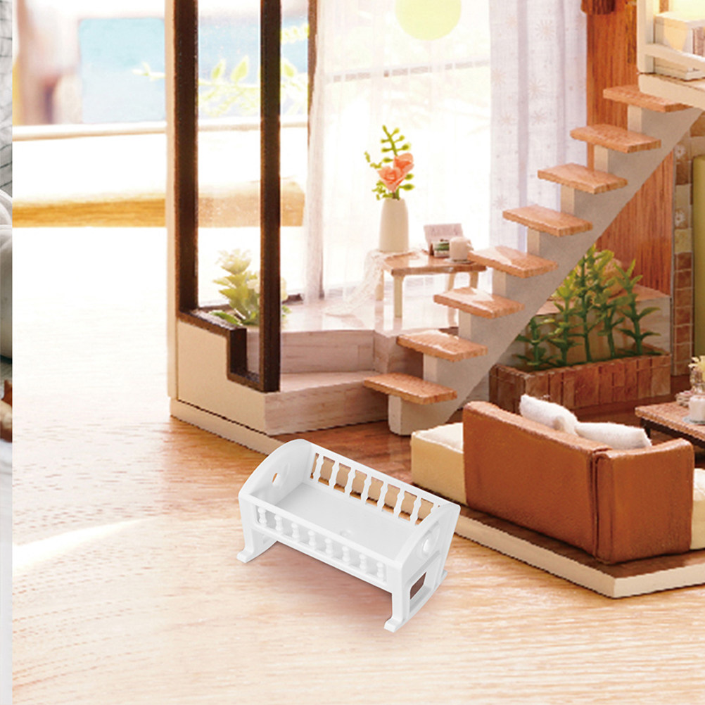 2Pcs Baby Crib Miniature Dollh - Baby Nursery Furniture Sets recension och pris