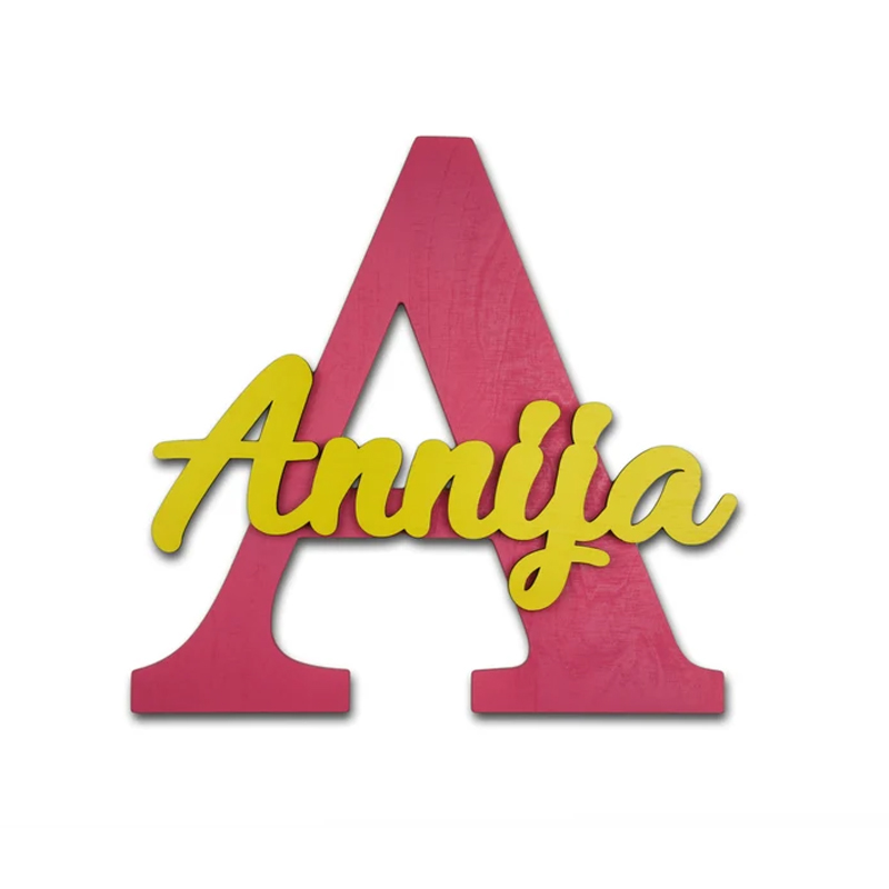 Wooden Letters, Baby Nursery W - Baby Nursery Hanging Decor recension och pris
