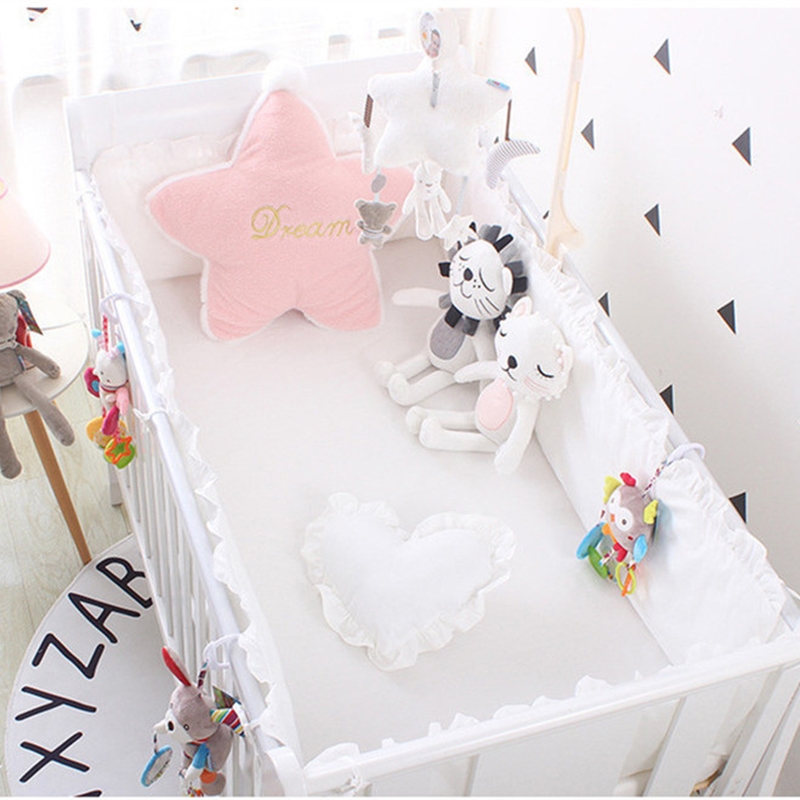5pcs Solid Baby Bedding Set Be - Baby Nursery Sale recension och pris