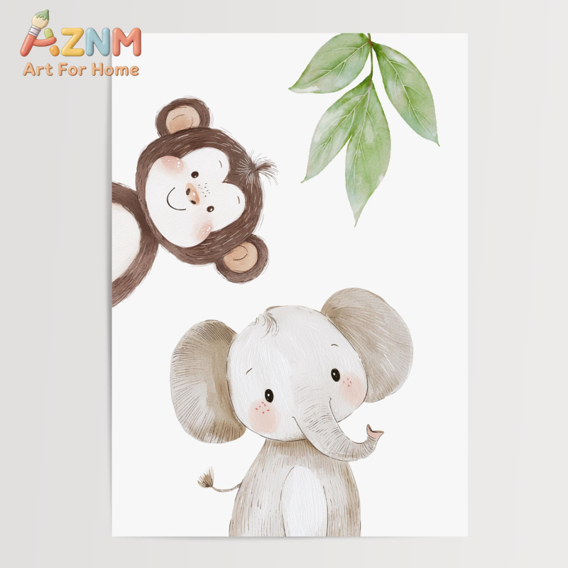 1Pc/3Pcs Safari Animal Nursery - Baby Nursery Jungle Theme recension och pris