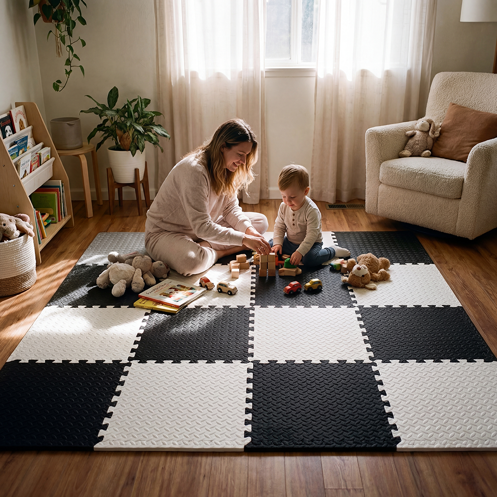 8Pcs/16Pcs 30x30x1cm Baby Puzz - Baby Mattress Waterproof recension och pris