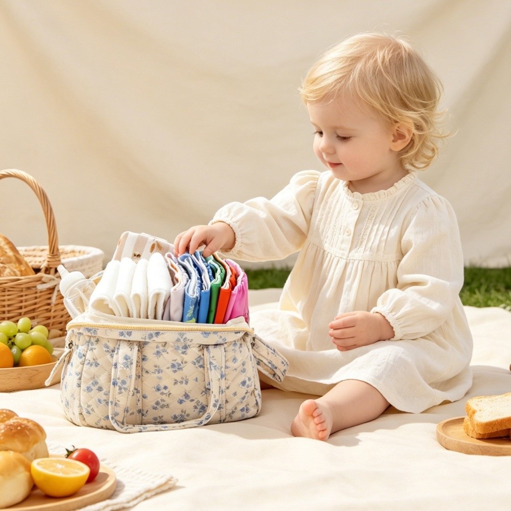 Fashion Quilted Mummy Bag Mult - Baby Bag Nursery recension och pris