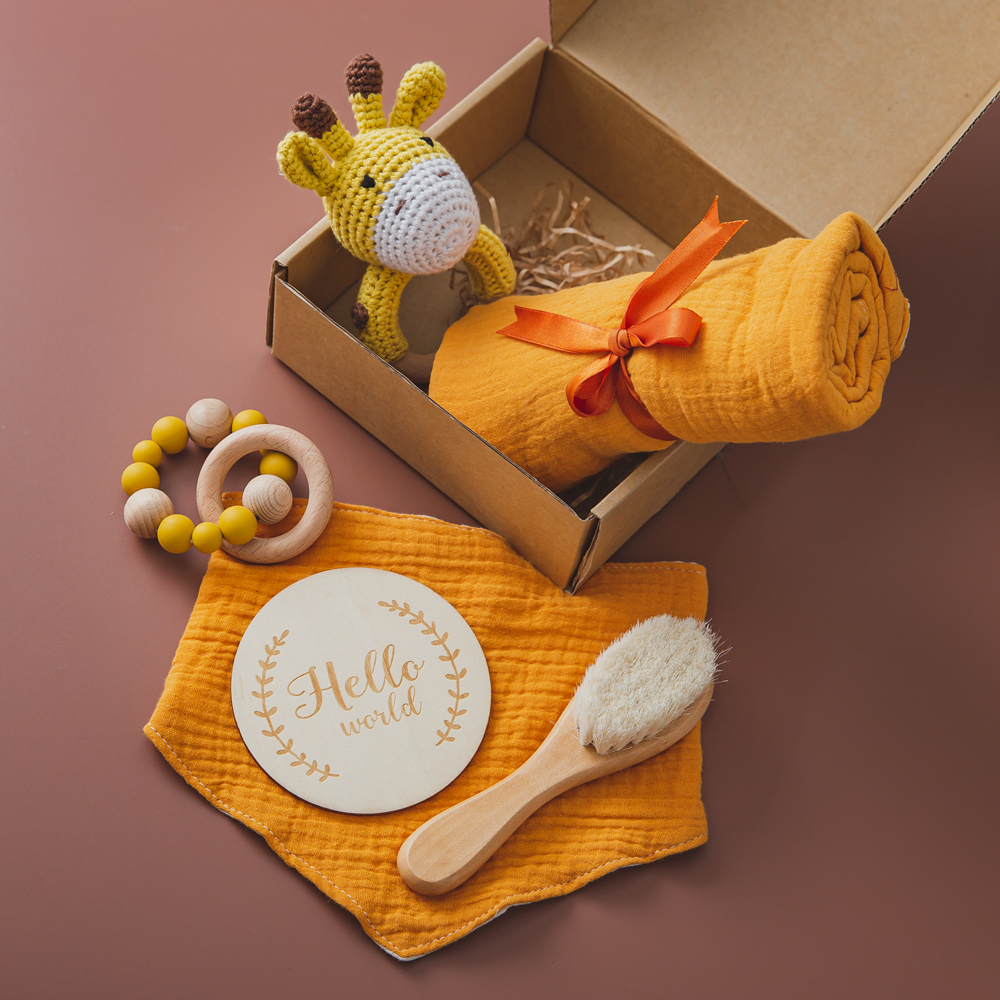 1SetNewborn Towel Bath Toy Dou - Milestone Card Set recension och pris
