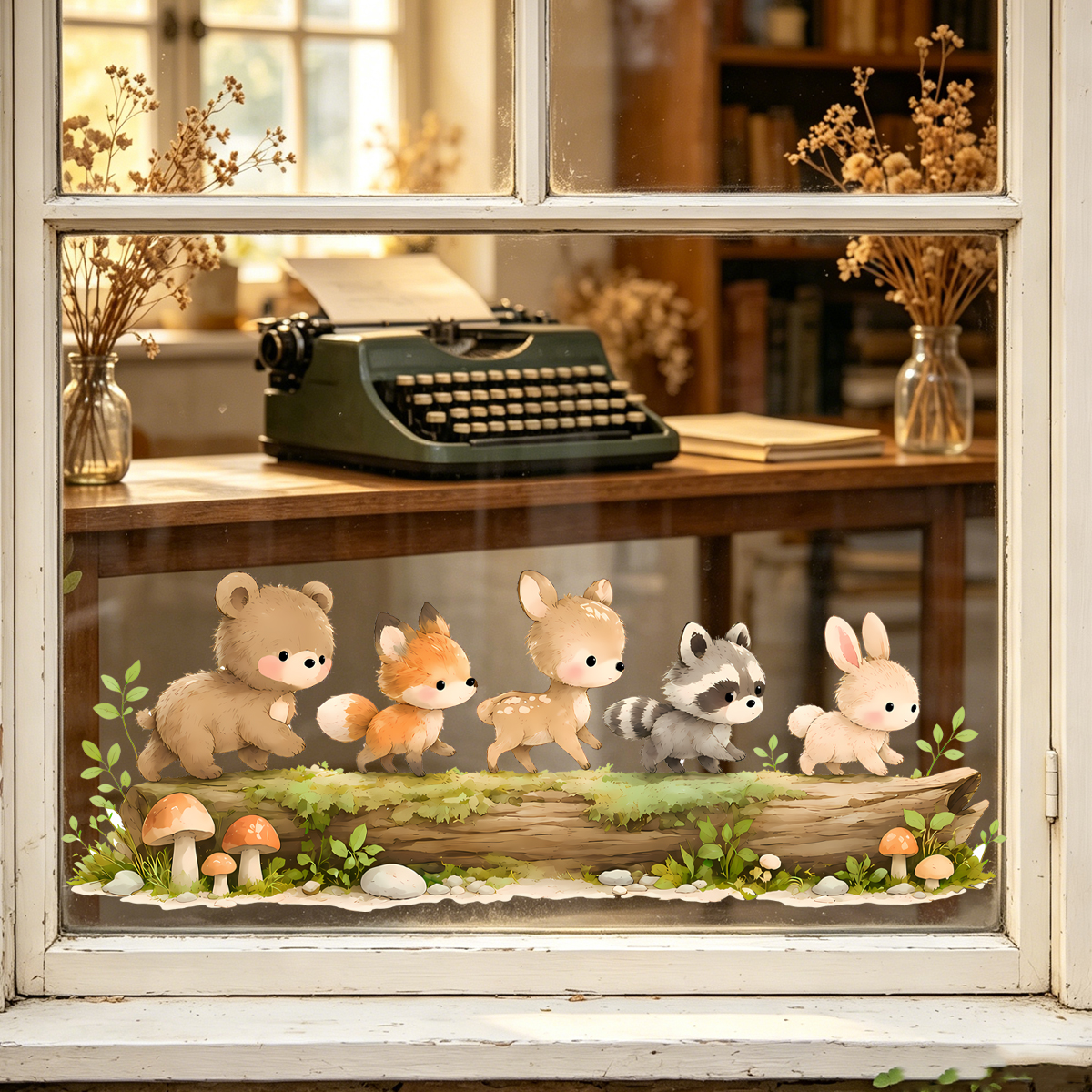 Nursery Forest Animals Window  - Baby Nursery Items recension och pris