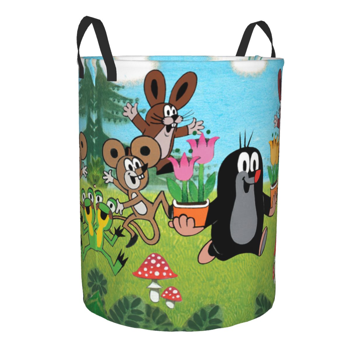Happy Mole Laundry Basket Coll - Laundry Hamper Nursery recension och pris