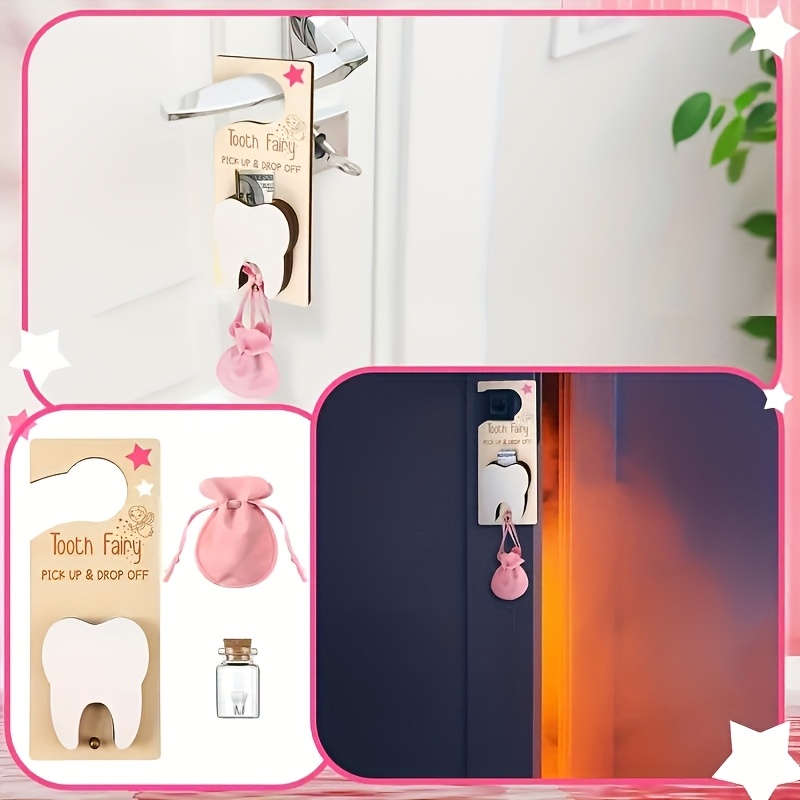 Tooth Fairy Door Sign Decorati - Baby Keepsake Box recension och pris