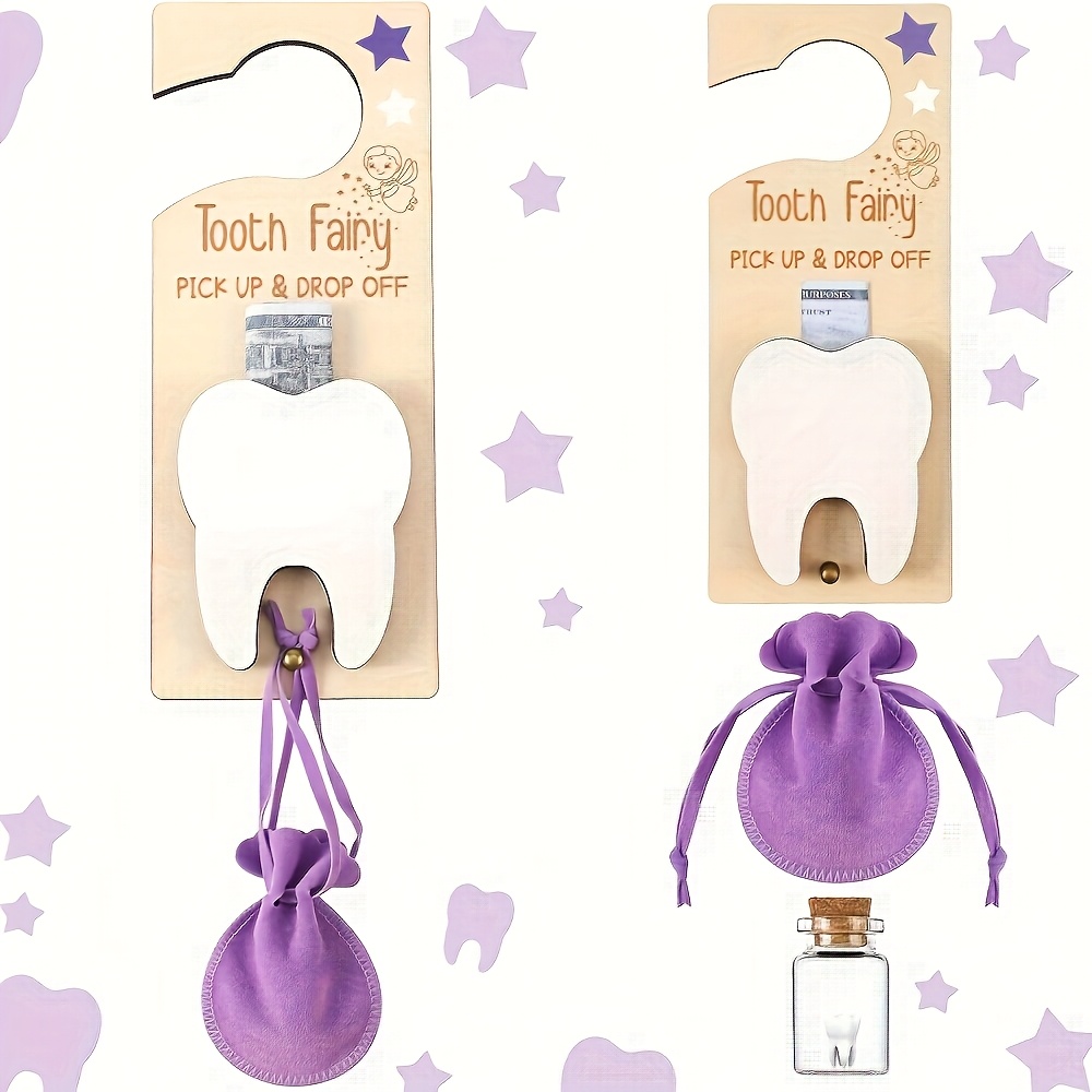 Tooth Fairy Door Sign Decorati - Baby Keepsake Box recension och pris