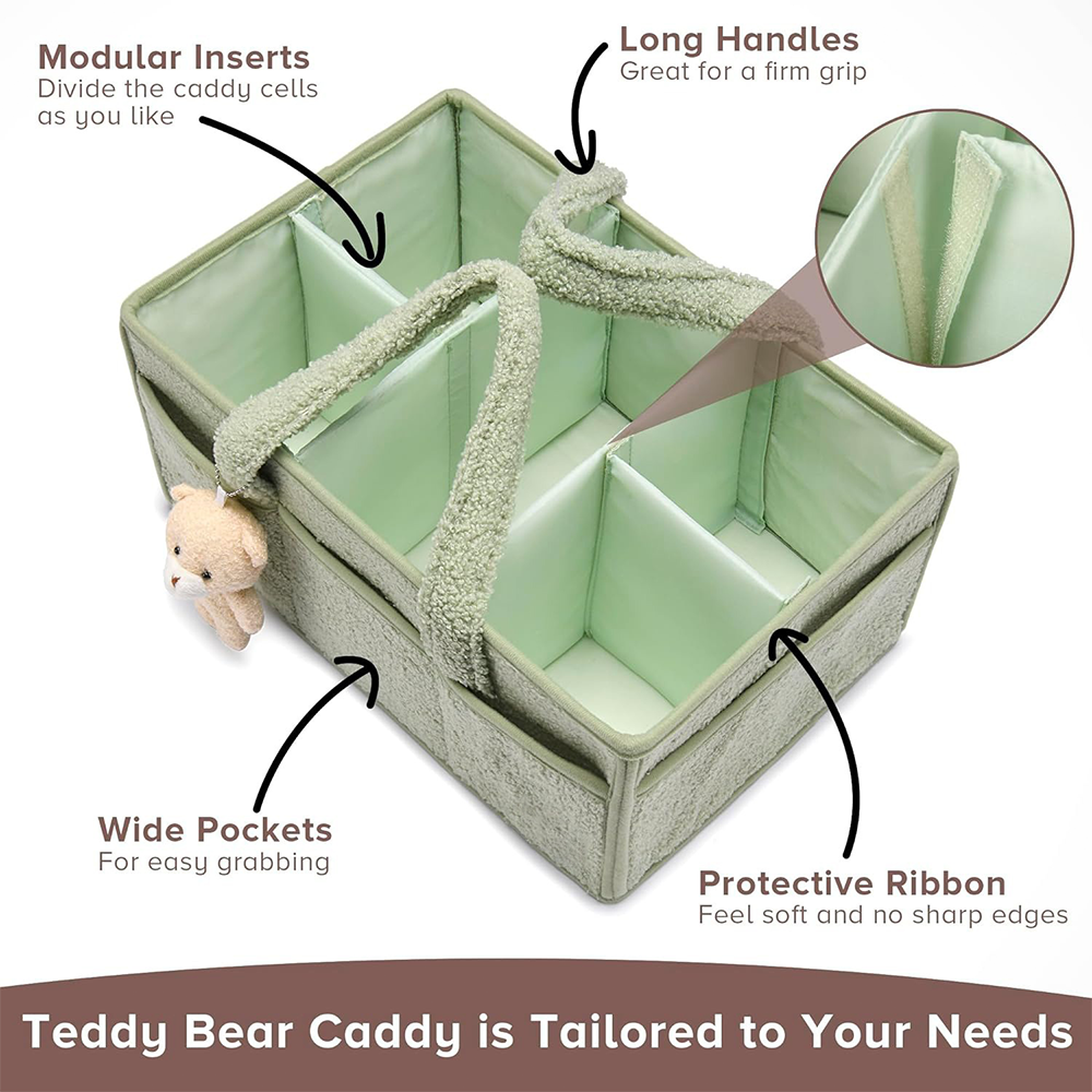 PANGDUBE Plush Diaper Stackers - Baby Bag Nursery recension och pris