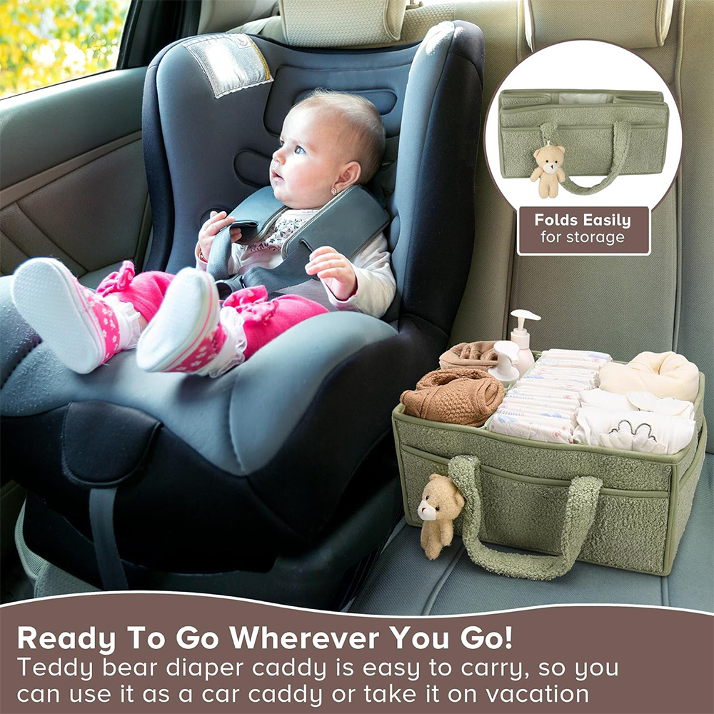 PANGDUBE Plush Diaper Stackers - Baby Bag Nursery recension och pris