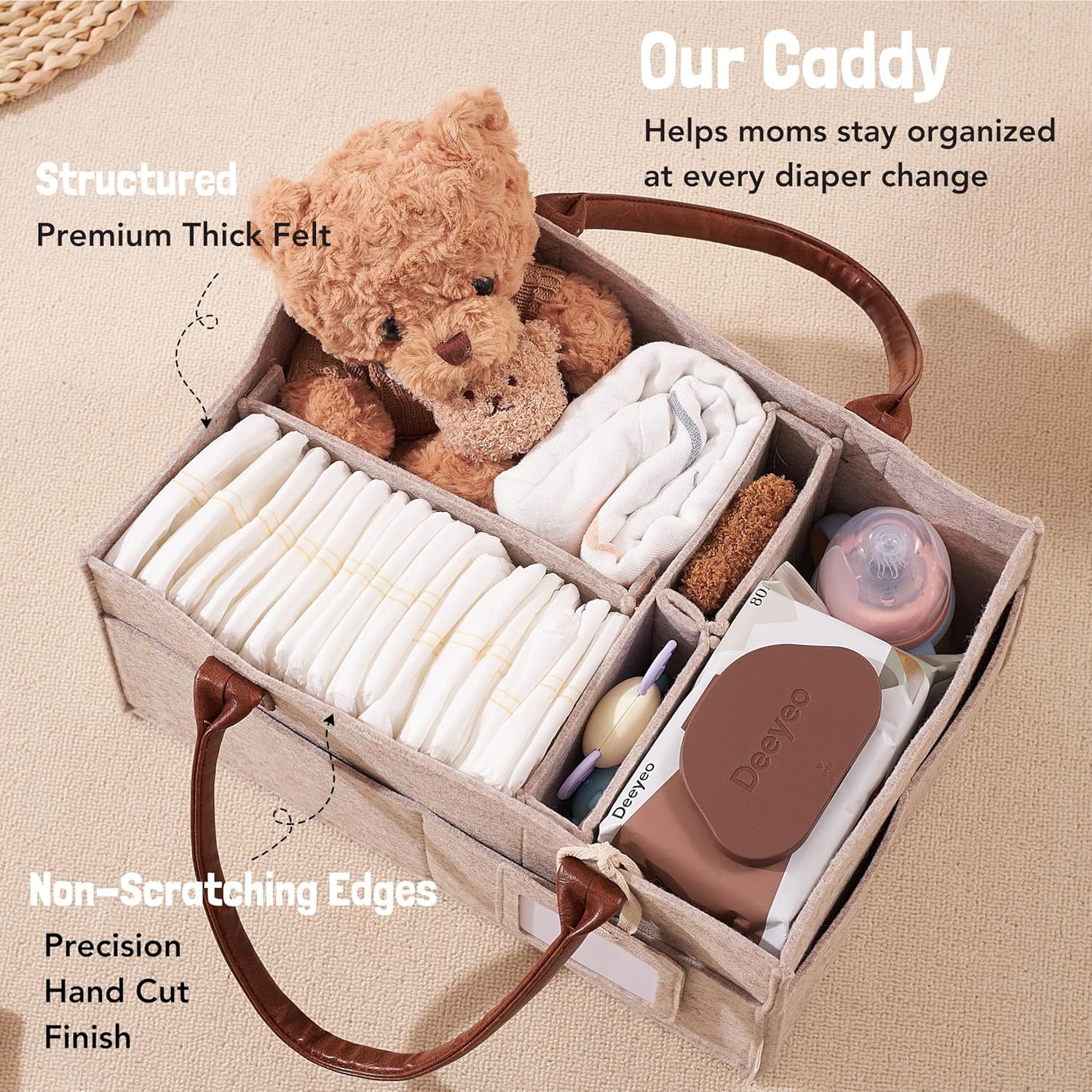 Baby Felt Storage Nursery Orga - Baby Bag Nursery recension och pris