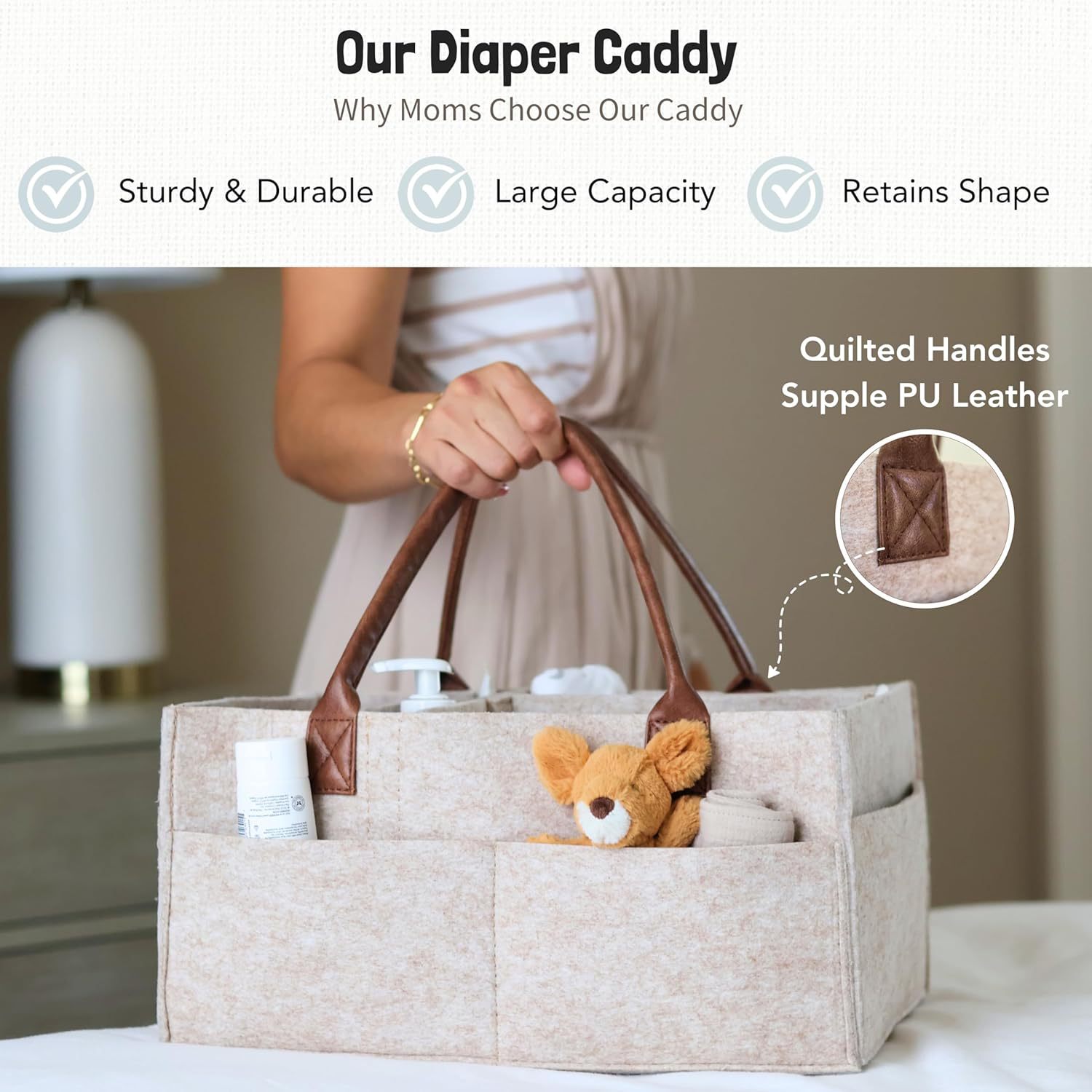 Baby Felt Storage Nursery Orga - Baby Bag Nursery recension och pris