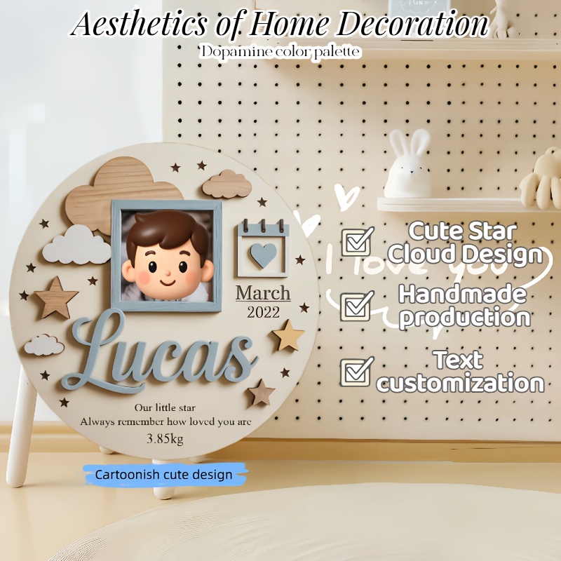Personalized Baby Photo Frame, - Baby Nursery Usa recension och pris