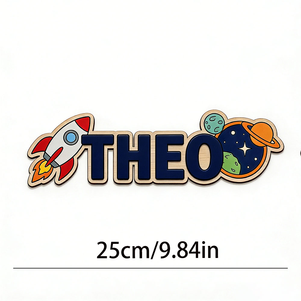 Personalized Space Rocket Name - Baby Nursery Usa recension och pris