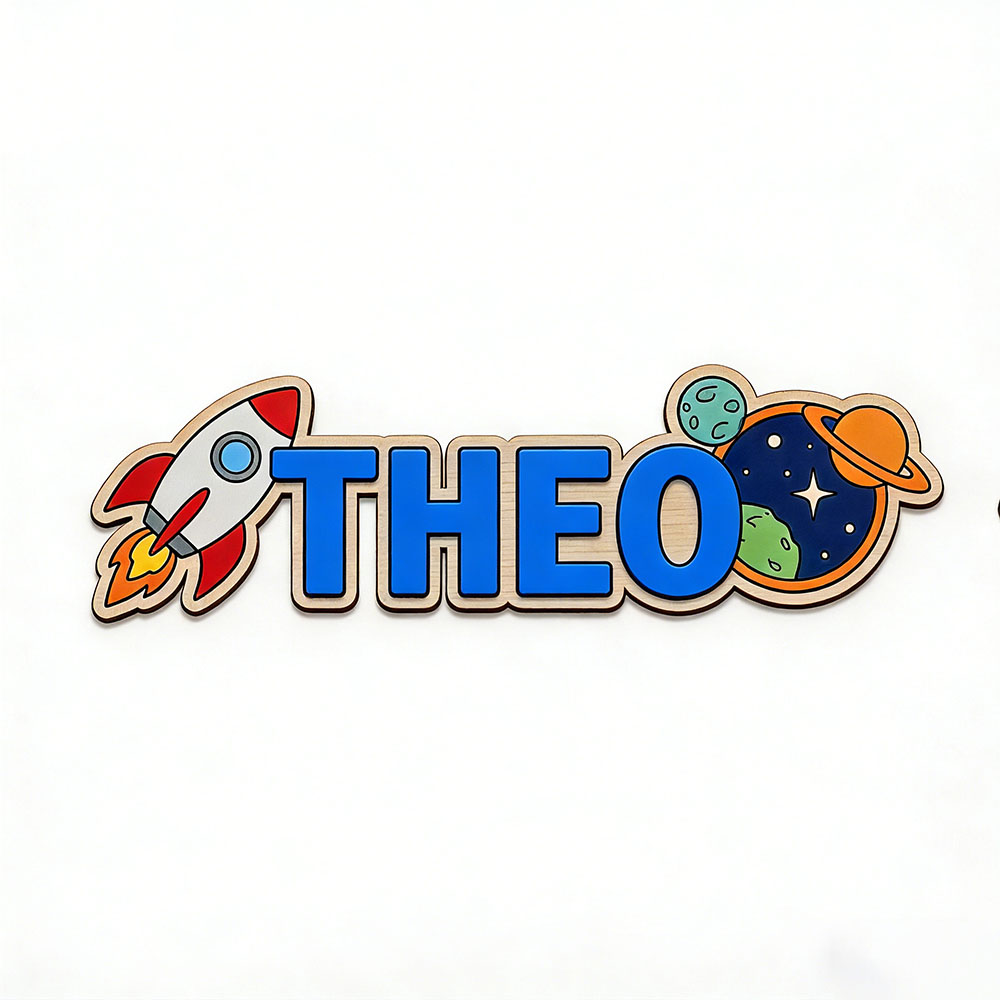 Personalized Space Rocket Name - Baby Nursery Usa recension och pris