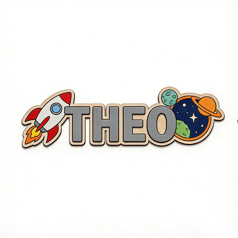 Personalized Space Rocket Name - Baby Nursery Usa recension och pris