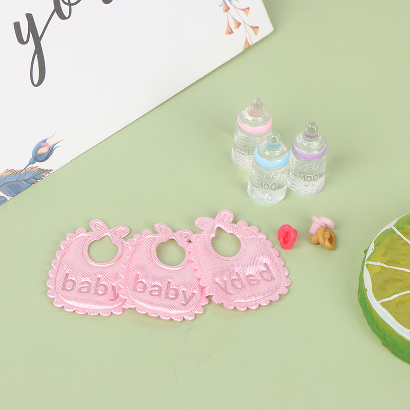 3PCS 1:12 Dolls House Miniatur - Baby Nursery Items recension och pris
