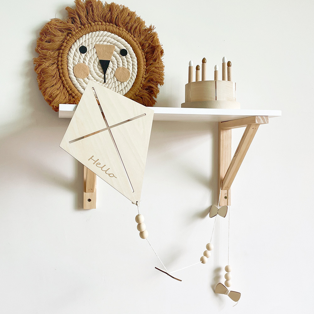 INS Nordic Wooden Kite Wall Or - Baby Nursery Things recension och pris