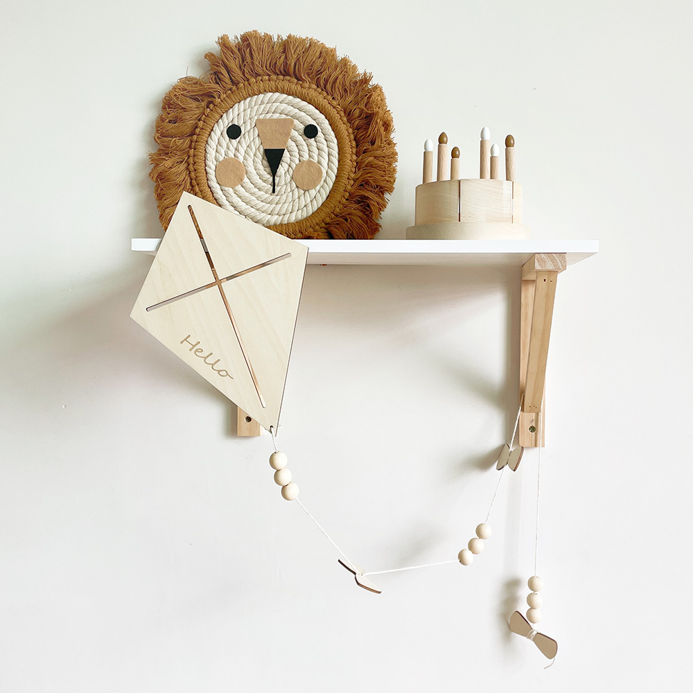 INS Nordic Wooden Kite Wall Or - Baby Nursery Things recension och pris
