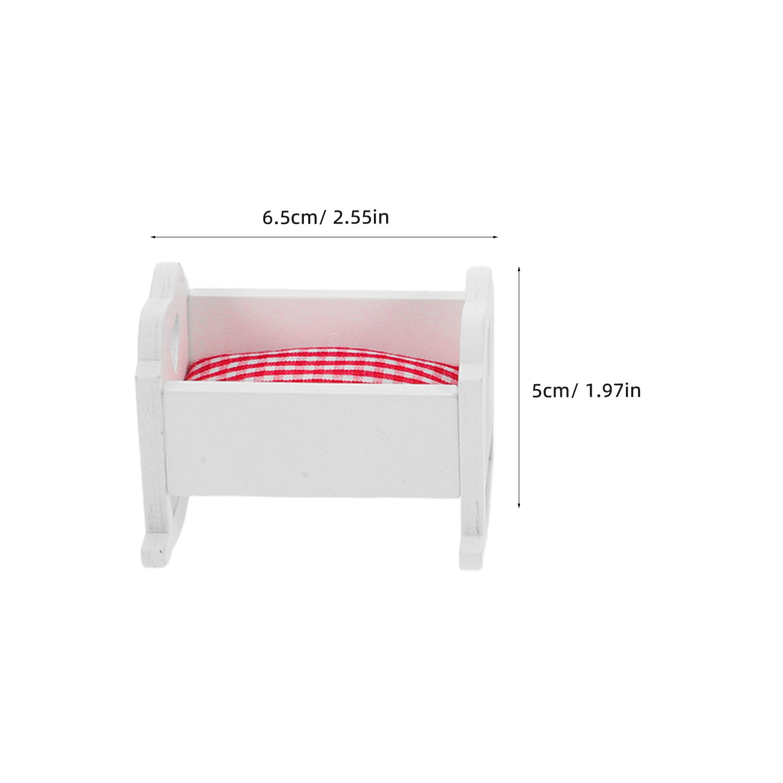 3Pcs Miniature Crib Baby Bed S - Baby Nursery Furniture Sets recension och pris
