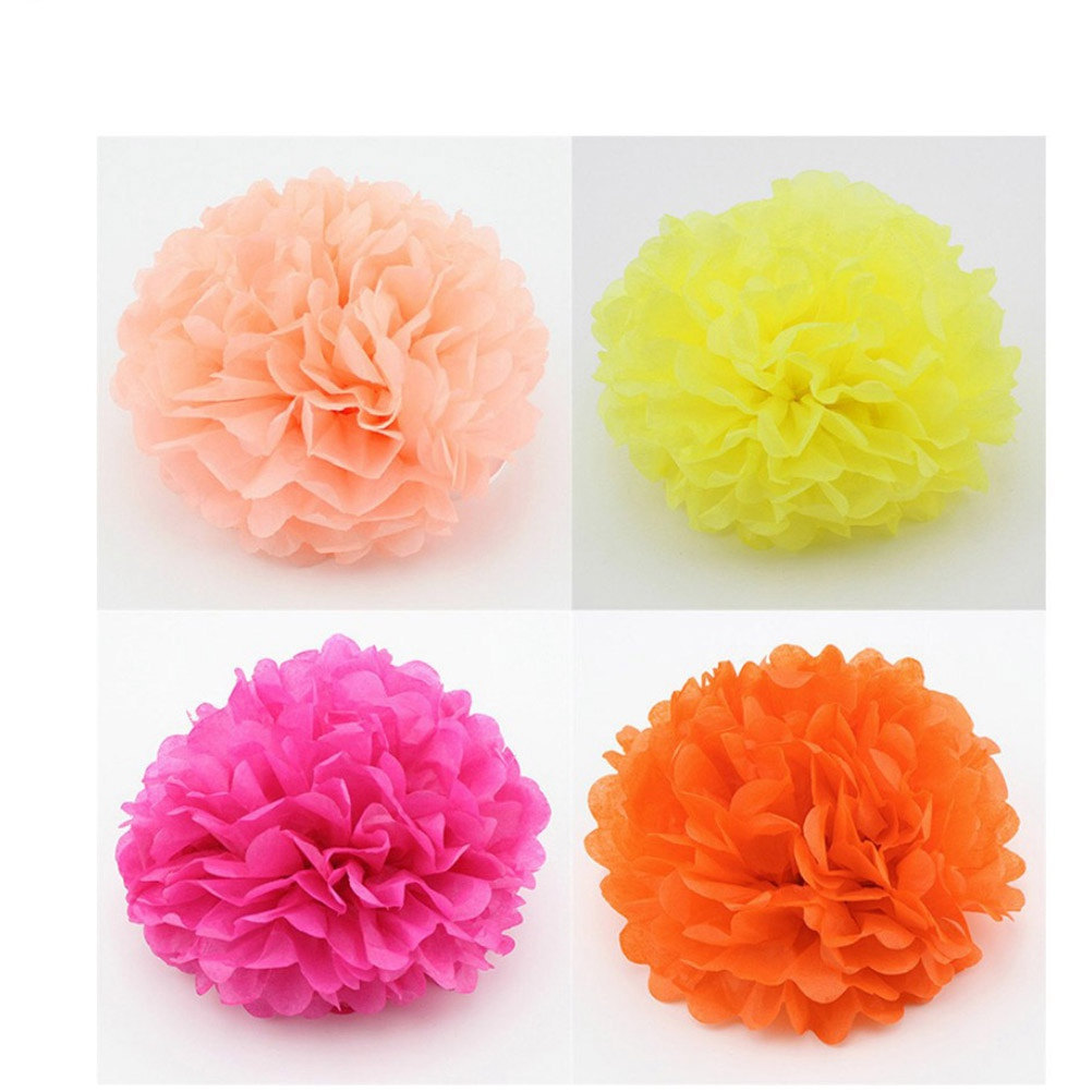 5Pcs Paper Flower Balls Small  - Baby Nursery Colors recension och pris