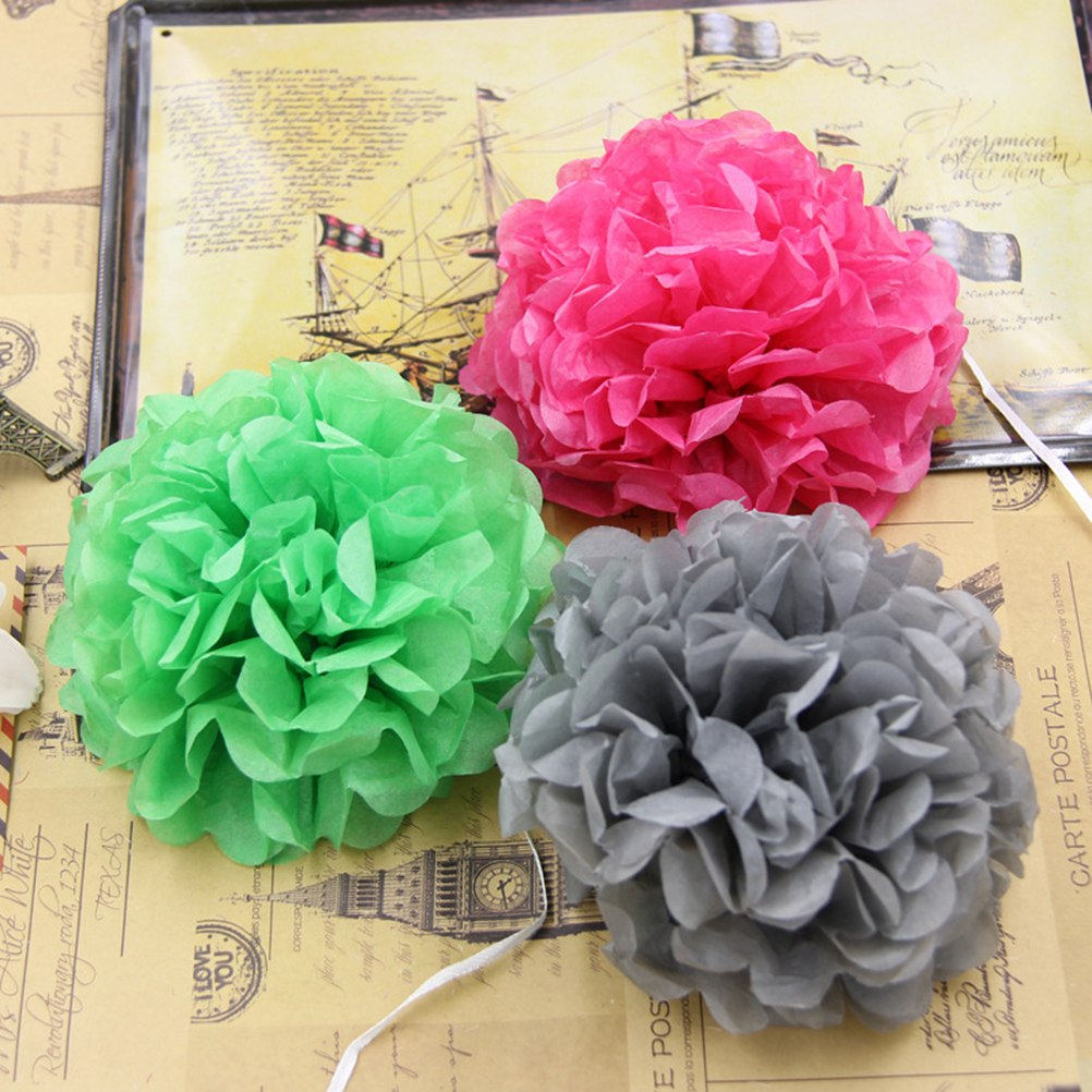 5Pcs Paper Flower Balls Small  - Baby Nursery Colors recension och pris