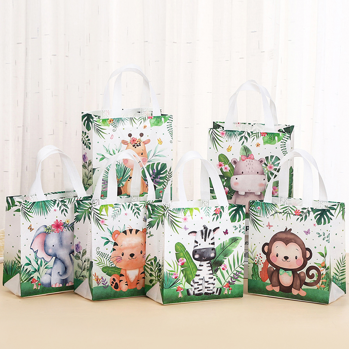 Jungle Animal Party Favor Bags - Baby Nursery Jungle Theme recension och pris