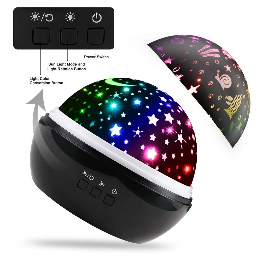 8 Colors Rotating Star Project - Baby Nursery Colors recension och pris