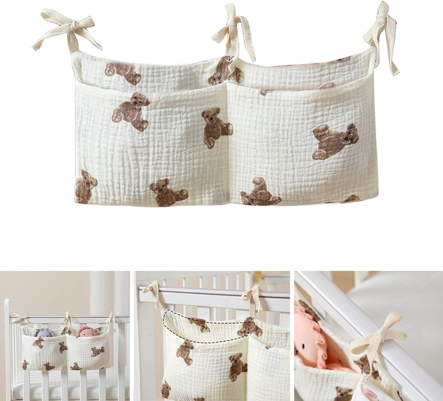 Baby Crib Organizer Cot Caddy  - Baby Bag Nursery recension och pris