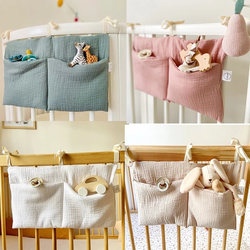 1/2pcs Baby Crib Organizer Cot - Baby Bag Nursery recension och pris