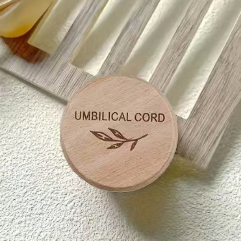 Wooden Baby Umbilical Cord Box - Baby Keepsake Box recension och pris