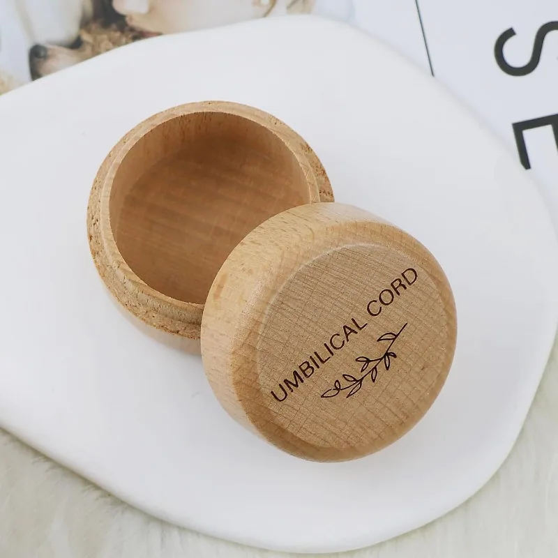 Wooden Baby Umbilical Cord Box - Baby Keepsake Box recension och pris