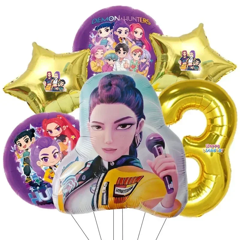 6pcs Aluminum Film Music Girl  - Baby Nursery Hanging Decor recension och pris