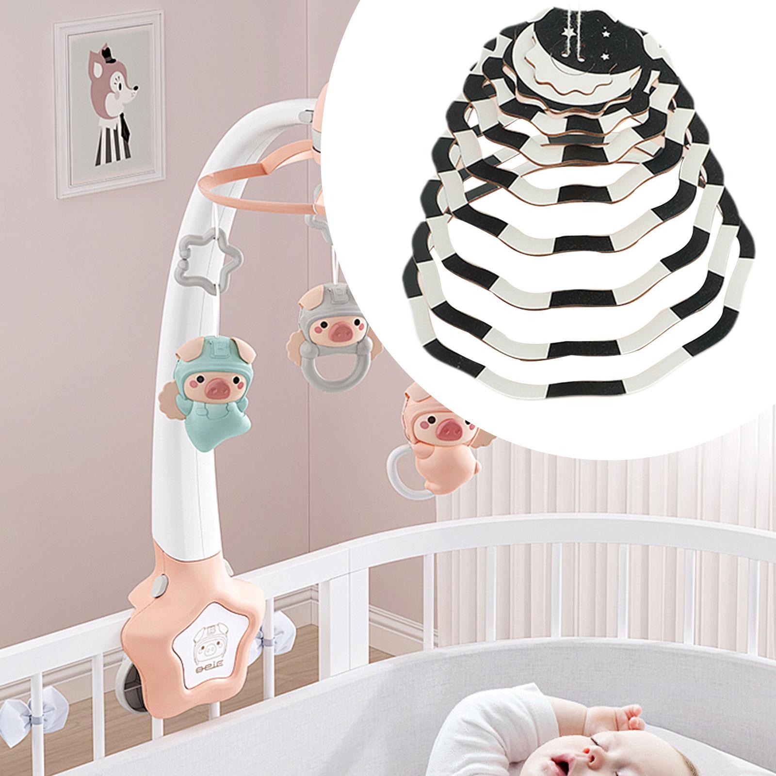 Crib Mobile Sensory Toy ,Black - Baby Nursery Items recension och pris