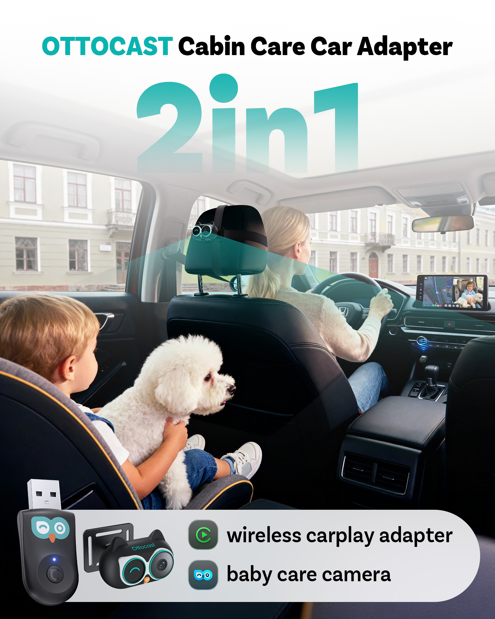 OTTOCAST Cabin Care Wireless C - Wearable Baby Monitor recension och pris