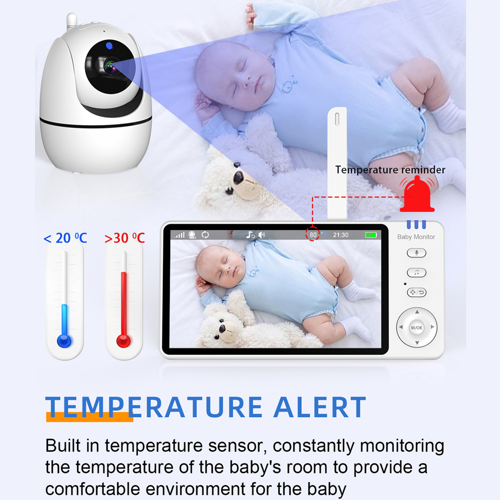 Video Baby Monitor with Cam an - Wearable Baby Monitor recension och pris