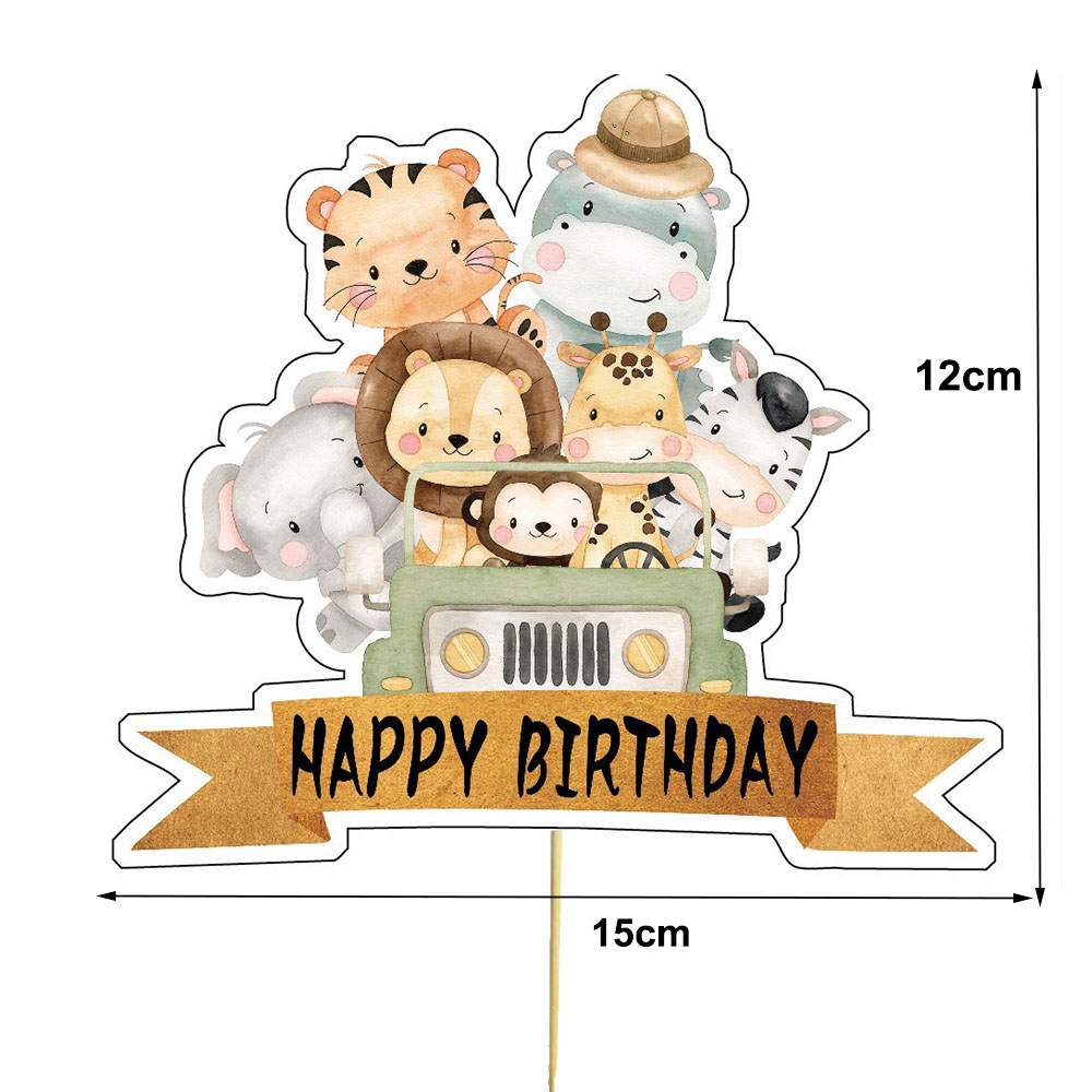 Safari Baby Shower Cupcake Top - Baby Nursery Jungle Theme recension och pris