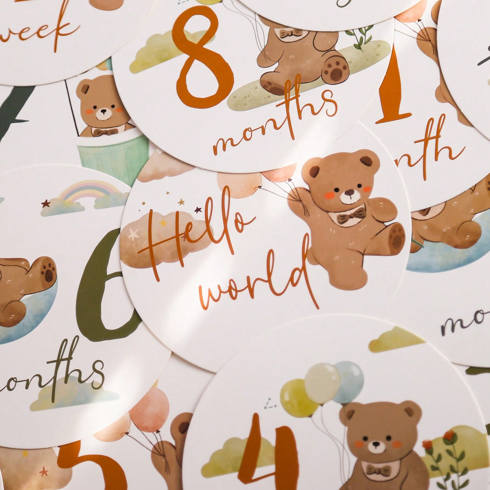 Baby Photo Commemorative Prop  - Milestone Card Set recension och pris