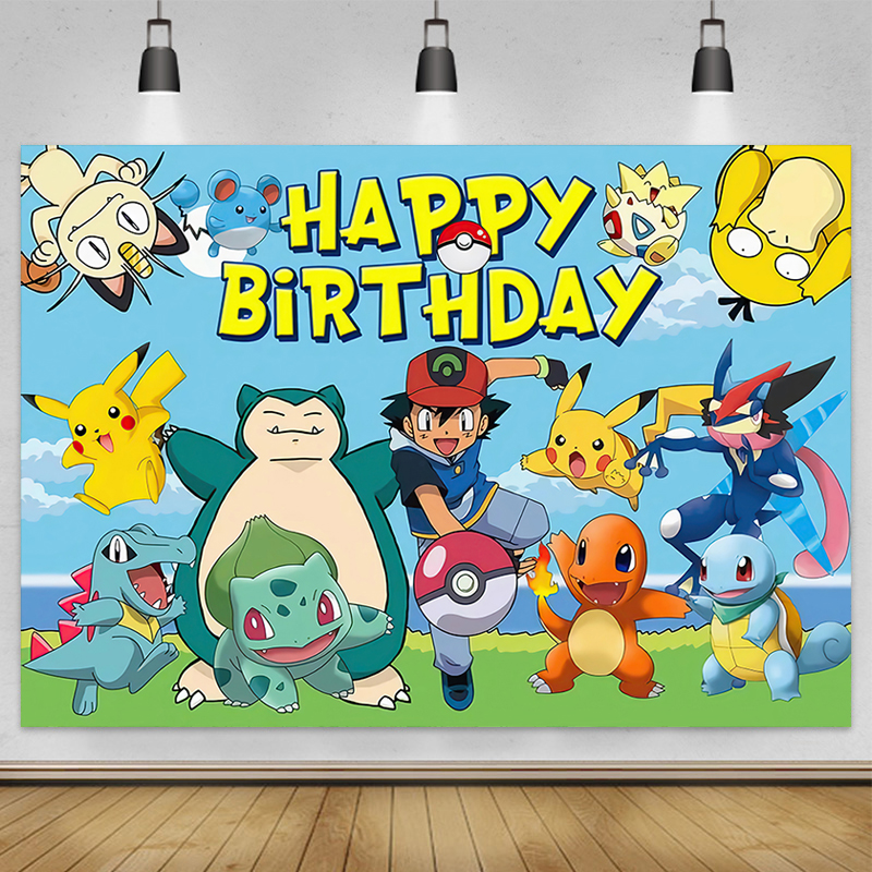 Pokemon Pikachu Birthday Party - Baby Nursery Hanging Decor recension och pris
