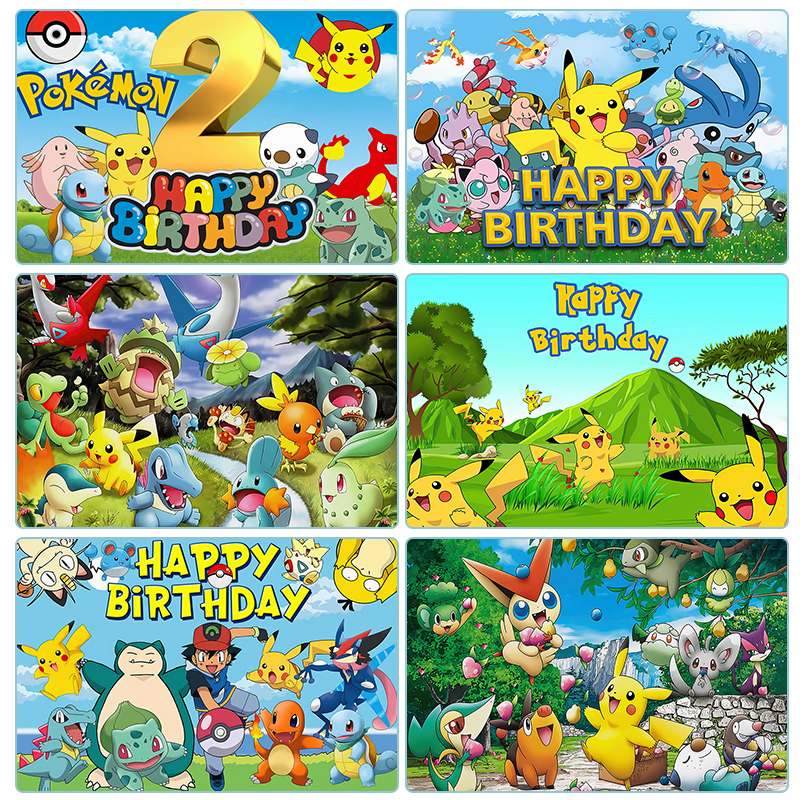 Pokemon Pikachu Birthday Party - Baby Nursery Hanging Decor recension och pris