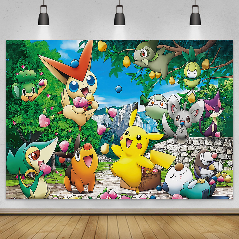Pokemon Pikachu Birthday Party - Baby Nursery Hanging Decor recension och pris